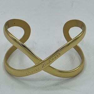 Rustic Cuff Gold Tone Cuff Bracelet.